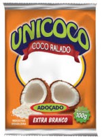 Coco Ralado Adoçado UNICOCO 100gr Adoçado.